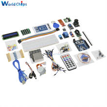 1 Set For Arduino Starter Kit Basic Learning Suite R3 Kit Upgraded Stepper Motor LCD1602 LED Jumper Wire For Arduino ONE 2024 - buy cheap
