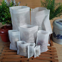 Bolsas de té desechables vacías, bolsita de tela no tejida para infusiones, bolsas de papel ecológico, 100 unidades 2024 - compra barato