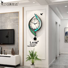 MEISD Nordic Design Wall Clock Creative Modern Wall Pendulum Watch Home Decor DIY Mirror Stickers Silent Live Room Free Shipping 2024 - buy cheap