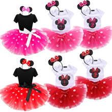 1 2 Year Old Baby Girls Birthday Party Dress Easter Cosplay Dot Costume Infantil Clothing Newborn Christening Gown 2024 - buy cheap