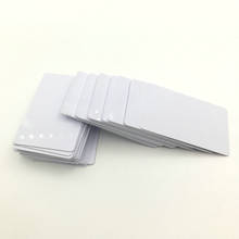 50 pçs/caixa jato de tinta dois lados impressão em branco pvc cartão de identificação sem chip para epson para canon impressora 85.6*54*0.76mm 2024 - compre barato