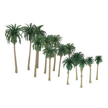 Modelo de palmeras de coco, 15 modelos de plástico, playa, bosque lluvioso, Diorama, paisaje HO N Z 2024 - compra barato