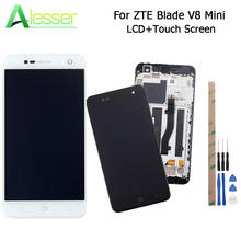 Alesser For ZTE Blade V8 mini LCD Display and Touch Screen With Frame With Tools And Adhesive For ZTE Blade V8 mini Mobile Phone 2024 - buy cheap