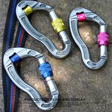 Mountaineering Caving Rock Climbing Carabiner Anti-skid Rope Main Lock Fish Shape Carabiner Clip Locking Hook with Pulley Fine 2024 - buy cheap