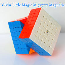 Yuxin-cubo mágico magnético, cubo mágico de 7x7x7, 4x4x4 5x5x5, cubo de velocidad 6x6x6, cubo rompecabezas 4x4 5x5, cubo mágico 6x6, 7x7 2024 - compra barato