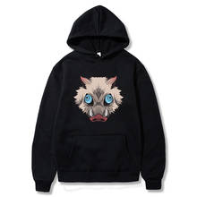 Anime Inosuke Breath of The Beast Sweatshirt Men Women Harajuku Hip Hop Funny Tracksuit Demon Slayer Pullover Hoodies Moletom 2024 - buy cheap