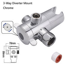 Desviador de água de três vias g1/2 ", adaptador em formato de t, conector de chuveiro, bidê, separador de água, válvula divisor de torneira 2024 - compre barato