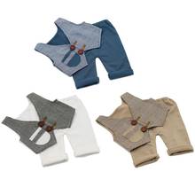Conjunto de calças e coletes para fotografia, acessórios para recém-nascidos, fantasia infantil, roupa de cavalheiro 2024 - compre barato