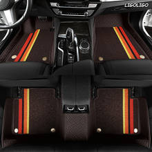 LIGOLIGO Custom Car Floor Mats for Mitsubishi outlander pajero ASX pajero sport lancer galant Lancer-ex grandis Double foot mat 2024 - buy cheap