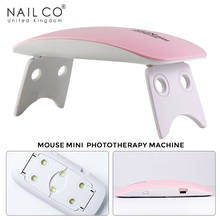 NAILCO UV/LED 6W Nail Dryer Professional Mini Nail Lamp For Manicure DIY Electric Manicure Machine Portable With USB Line 2024 - buy cheap