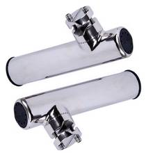 2Pcs Boat Stainless Steel Clamp On Fishing Rod Holder Rails 7/8 Inch To 1 Inch Tube Ship Stainless Steel Rod Frame Adjustable Bo 2024 - buy cheap