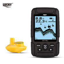 Localizador de peces inalámbrico Lucky FF718Li-W, rango de 180m, Sonar inalámbrico, resistente al agua, menú ruso 2024 - compra barato