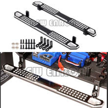 RC Car 2Pc 1:10 Metal Pedal Foot Side Steps #8219 For RC Crawler Car Accessories Parts 1/10 Traxxas TRX-4 TRX4 Defender Ford 2024 - buy cheap
