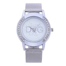 Reloj Mujer Fashion Luxury Brand Women Quartz Watch Silver Stainless Steel Mesh Crystal Casual Wrist Watches Relogio Feminino 2024 - buy cheap