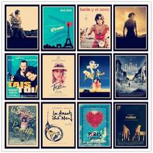 Perfect JL The Pianist/Lovers on the Bridg retro posters kraft wall paper For Home Decor wall stickers HBB26 2024 - buy cheap