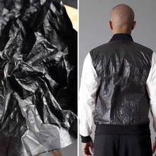 Matte Black Stiff Tyvek Washing Breathe Paper Waterproof DIY Modeling Design Decor Bags Wallets Coat Clothing Designer Fabric 2024 - buy cheap