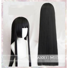 Long Straight Wigs Kakegurui Compulsive Gambler Yumeko Jabami Cosplay Wig 2024 - buy cheap