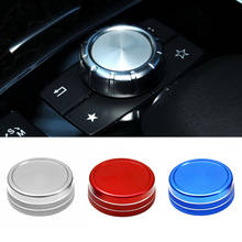 Angelguoguo Car Multimedia Knob Decoration Multimedia Control Knob Cover Fit For Mercedes Benz A B E GLC GLA GLK GLE ML GL  2024 - buy cheap