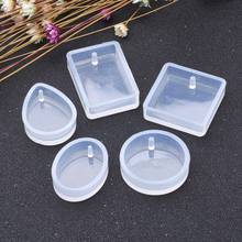 10pcs Pendant Transparent UV Resin Silicone Mould Epoxy Resin Handmade Tool for jewelry DIY Making 2024 - buy cheap