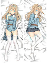 Gobsk-funda de almohada decorativa para chicas, funda de almohada con diseño de juegos japoneses de Anime, Otaku, Dakimakura, actualización de Julio, funda para almohada 2024 - compra barato