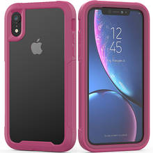 PC+TPU Silicone Bumper Frame Shockproof Case for iPhone X XR XS Max Ultra-Thin Protective Case for 13 11 12Pro Max 6 7 8 Plus 2024 - buy cheap