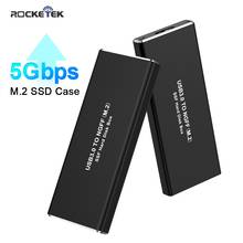 Rocketek M2 SSD Case 5GPS M.2 to USB Enclosure 3.0 Adapter for PCIE SATA NGFF M/B Key Disk Box 2024 - buy cheap