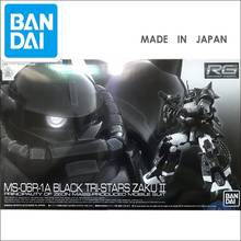 Original Bandai Gundam Model PB RG 1/144 MS-06R-1A BLACK TRI-STARS ZAKU II Unchained Mobile Suit Assemble Model Action Figures 2024 - buy cheap