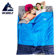 Hewolf Good Quality Envelope 190*140CM Double Spring And Summer Sleeping Bag 2024 - buy cheap