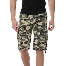 Cargo Shorts Men 2021 Summer Cotton Casual Men Camouflage Short Pants Brand Clothing Comfortable Camo Man short trousers 29 -40 2024 - buy cheap