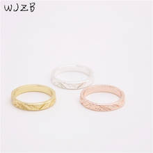 WJZB Classic Circle Ring  Wide Flat  Rng Three Color Optional 2024 - buy cheap