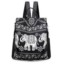 Folk-Custom Backpack Waterproof Oxford Backpack Women Side Pocket Travel Backpack Rucksack for Teenager Girls Outdoor Mochilas 2024 - buy cheap