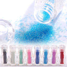 1Bottle 0.6-0.8-1MM Caviar Nail Art Bead Shiny Glass 3D Crystal Mini Tiny Beads For Manicure Decorations DIY Accessories 2024 - buy cheap