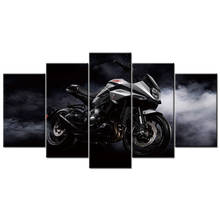 Quadros de arte para parede suzuki gsx, s1000s, katana, poster, impressões em tela, 5 peças, moldura, pinturas, decoração da sala de estar 2024 - compre barato