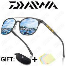 Daiwa óculos de sol com lentes polarizadas, óculos escuros com proteção uv400 para homens e mulheres, para pesca, acampamento, caminhada e dirigir 2024 - compre barato