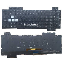 Teclado para laptop asus, teclado para strix scar ii, gl704, gl704gm 2024 - compre barato