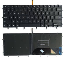 Клавиатура ноутбука США для Dell Inspiron P57G P57G001 P41F P41F001 7558 7568 клавиатура с английской подсветкой 2024 - купить недорого