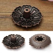 9-Hole Lotus Incense Burners Holder Flower Copper Censer Plate for Sticks Fresh Air Cone Home Bedroom Toliet Decor 2021 2024 - buy cheap