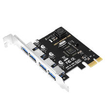 4 Port USB 3.0 PCI-E Expansion Card PCI Express PCIe USB 3.0 HUB Adapter 4-Port USB3.0 Controller USB 3 0 PCI e PCIe Express 1X 2024 - buy cheap