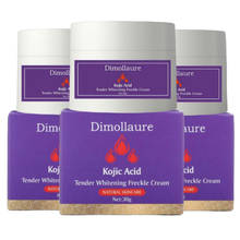 3pcs Dimollaure Kojic Acid Whitening Freckle Cream Removal Melasma Acne Scar Pigment Melanin Sun Spot Face Care 2024 - buy cheap