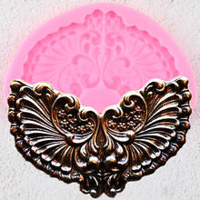 Angel Wings Cake Border Silicone Molds Relief Frame Fondant Cake Decorating Tools Candy Polymer Clay Chocolate Gumpaste Moulds 2024 - buy cheap