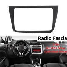 Panel de Radio Fascia para coche SEAT Altea 2004-2015, Toledo 2004-2009 (rueda izquierda), Kit de tablero, cubierta de placa facial, adaptador de cubierta de bisel 2024 - compra barato