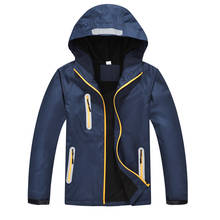 Jaqueta de inverno masculina para caminhada, casaco de lã quente grosso com capuz reflexivo para acampamento e escalada roupa de exterior 2024 - compre barato
