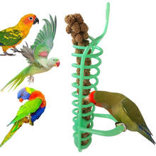 Plastic Parrot Foraging Toy Green Lightweight Bird Toys Outdoor Stairs Puzzle Parrot Toy Birdcage Park Branch Bedroom Balcony 2024 - buy cheap