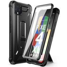 Resistente 2 em 1 proteção de corpo inteiro para google pixel 4 xl caso com protetor de tela para google pixel 4 caso kickstand 2024 - compre barato