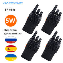 4pcs/lot Two Way Radio baofeng BF-888S Walkie Talkie Dual Band 5W Handheld Pofung bf 888s 400-470MHz UHF radio scanner 2024 - buy cheap