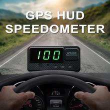 GPS Speedometer 3" Speed Odometer Mileage Odometer Digital Car Speed Alarm MPH KMH Altitude car HUD head up display C60S 2024 - buy cheap