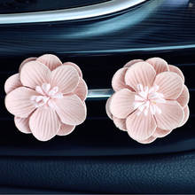 2 Pcs Car Perfume Clip Flower Decor Air Freshener Automobile Air Conditioner Vent Solid Fragrance Smell Diffuser Accessories 2024 - buy cheap