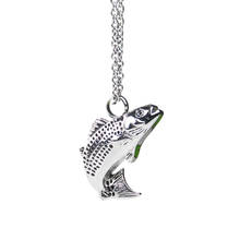 Fishing Enthusiast 304 Stainless Steel Cremation Fish Pendant Memorial Urn Necklace Ashes Locket Keepsack Chain Jewelry Gift 2024 - buy cheap