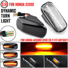 Intermitente LED dinámico para espejo retrovisor, marcador lateral para Honda Civic Accord Integra, 2 unidades 2024 - compra barato