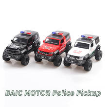 1:32 BAIC MOTO Off-road Police jeep Pickup SUV Metal Alloy Car Diecasts Toy Vehicles Car Model Miniature Model Car Toys For Kids 2024 - buy cheap